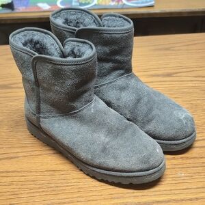 UGG Gray Suede Boots